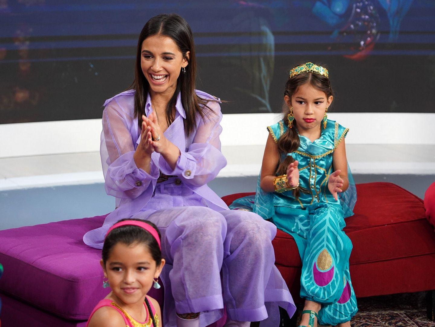 Aladdin Actress Naomi Scott at Despierta America