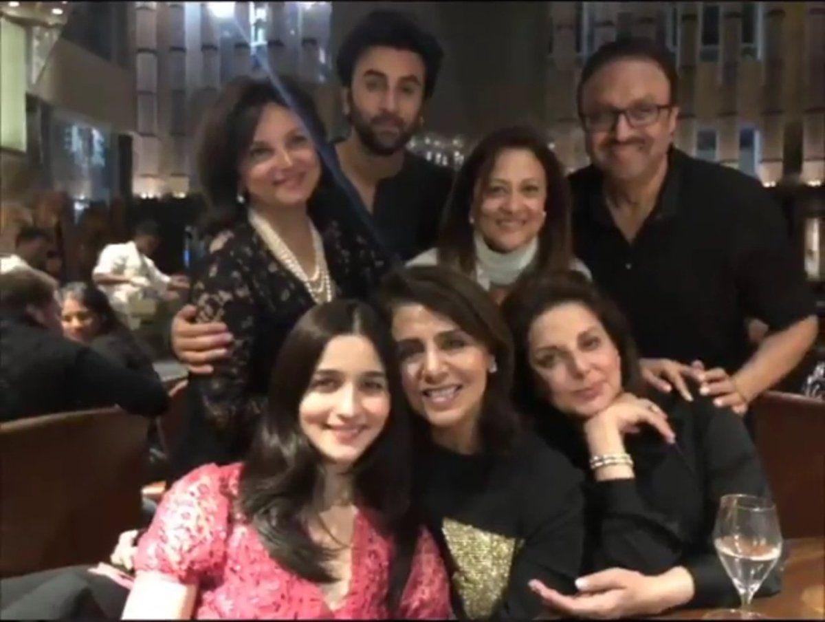 Alia Bhatt Spends a time with Ranbir's family