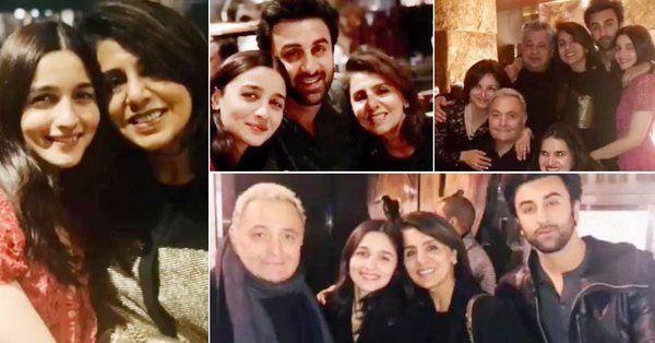 Alia Bhatt Spends a time with Ranbir's family