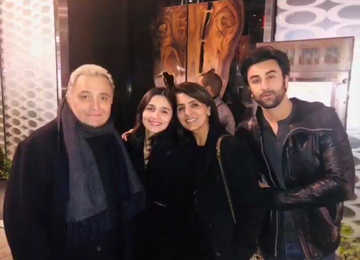 Alia Bhatt Spends a time with Ranbir's family