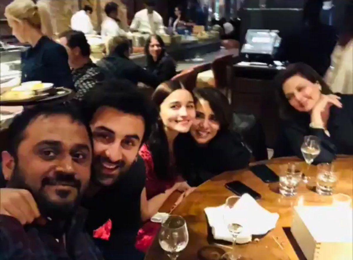 Alia Bhatt Spends a time with Ranbir's family