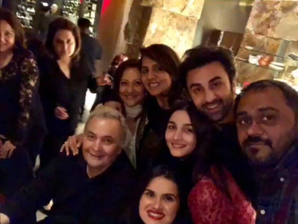 Alia Bhatt Spends a time with Ranbir's family