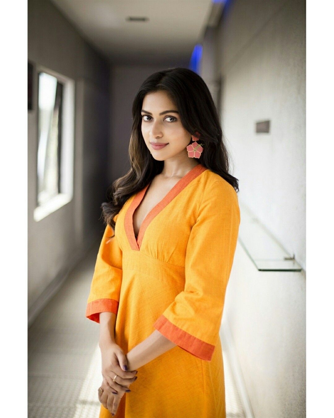 Amala Paul in Yellow Photoshoot