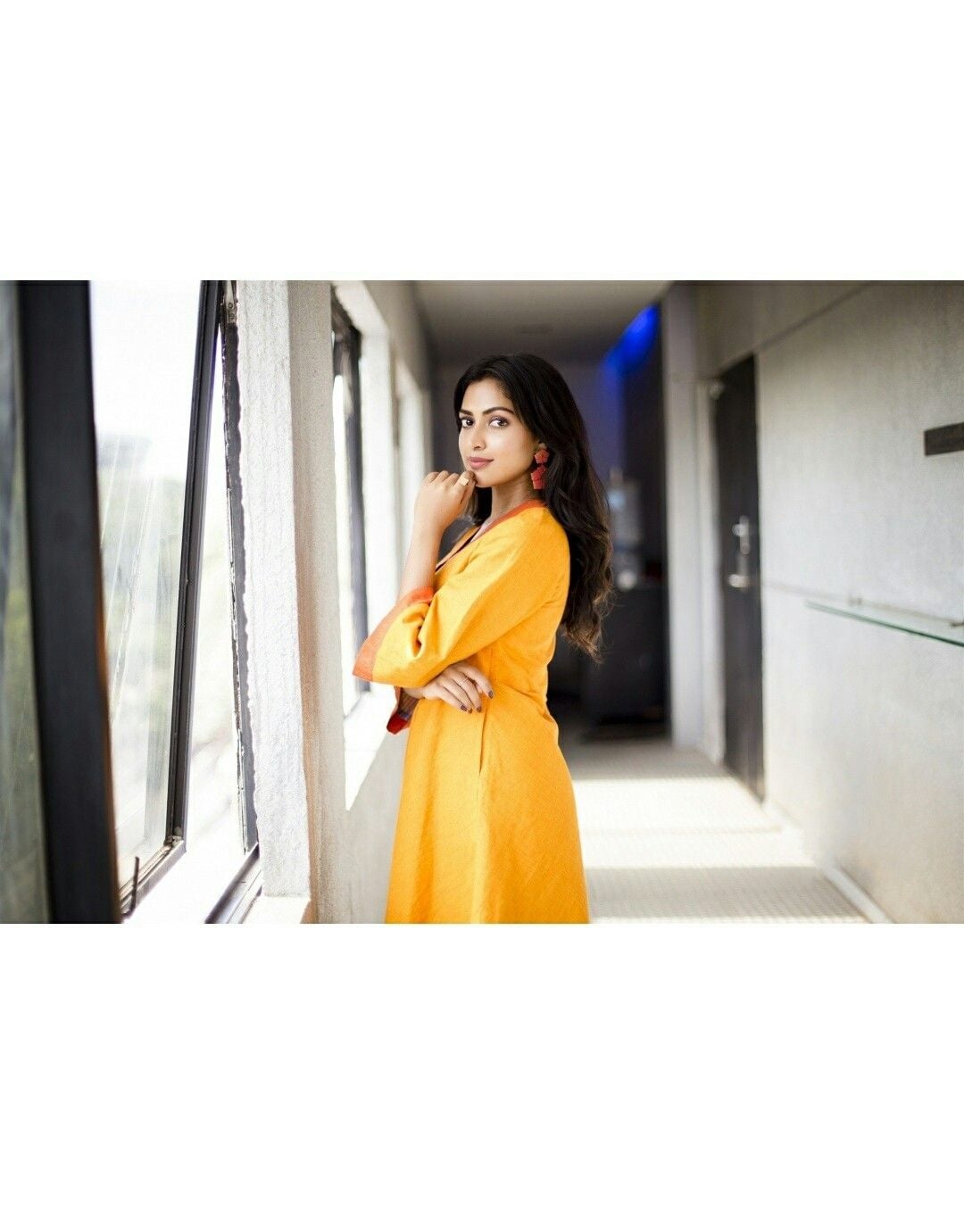 Amala Paul in Yellow Photoshoot