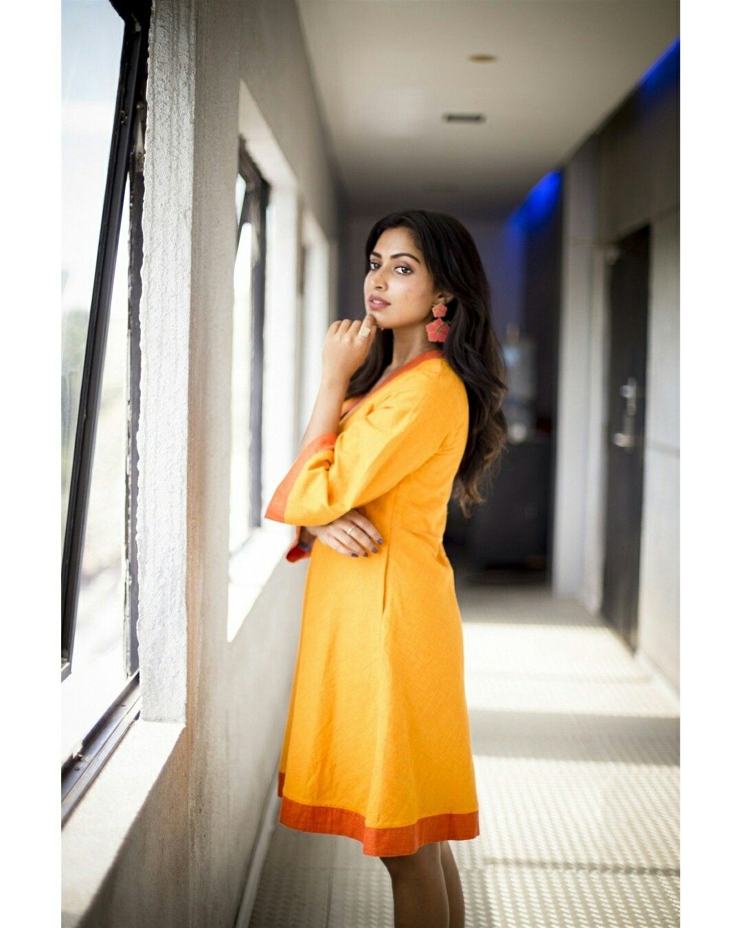 Amala Paul in Yellow Photoshoot