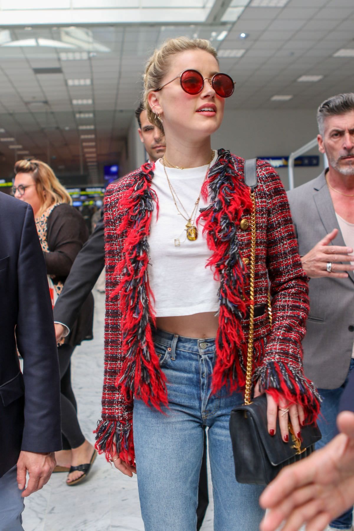 Amber Heard Arrives at 2019 Cannes film festival