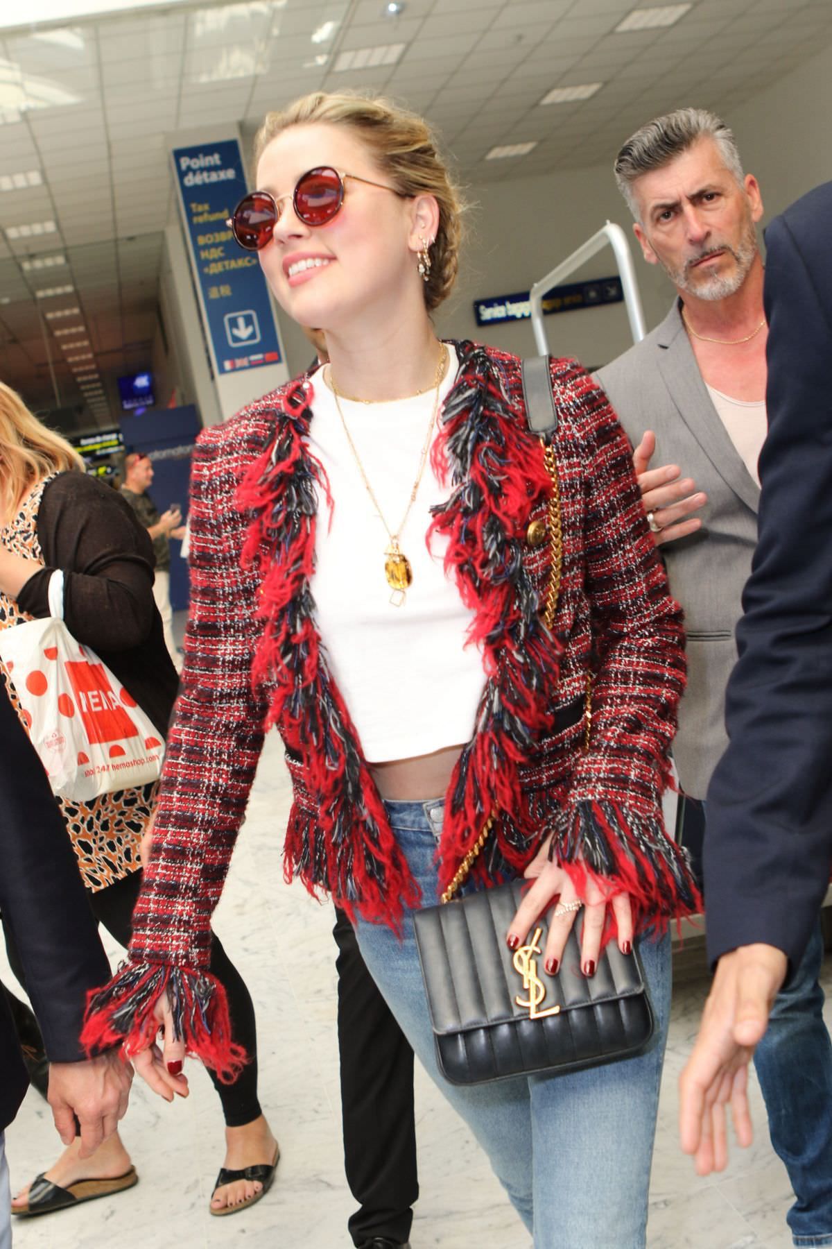 Amber Heard Arrives at 2019 Cannes film festival