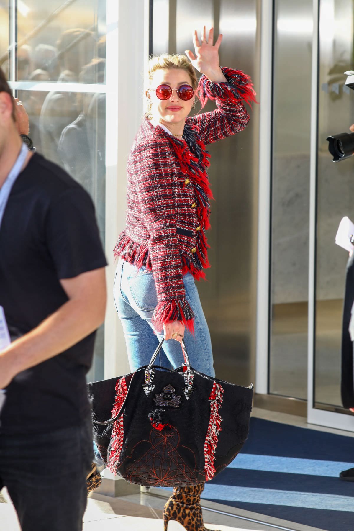 Amber Heard Arrives at 2019 Cannes film festival