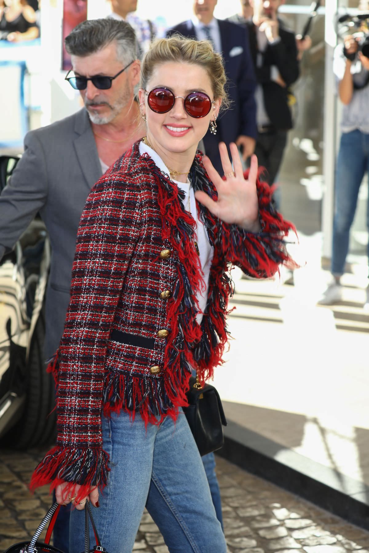 Amber Heard Arrives at 2019 Cannes film festival