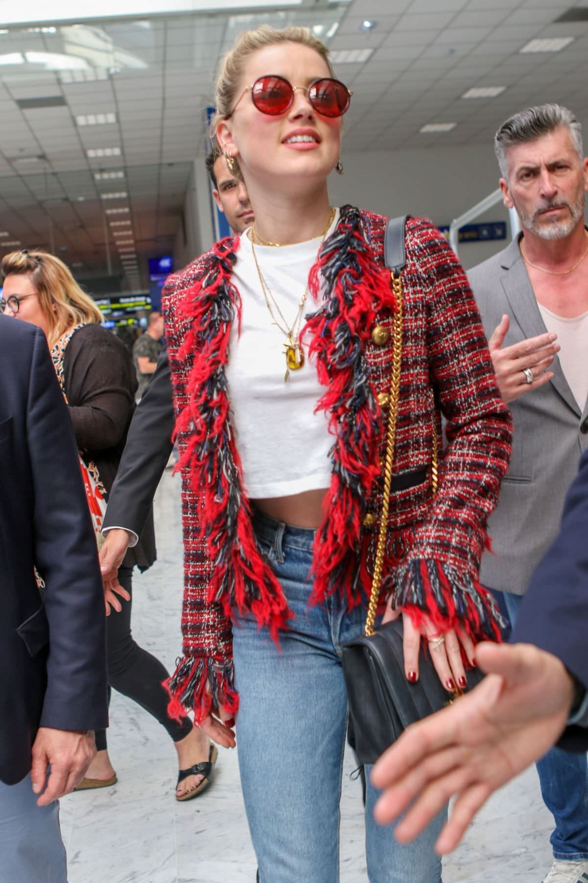 Amber Heard Arrives at 2019 Cannes film festival