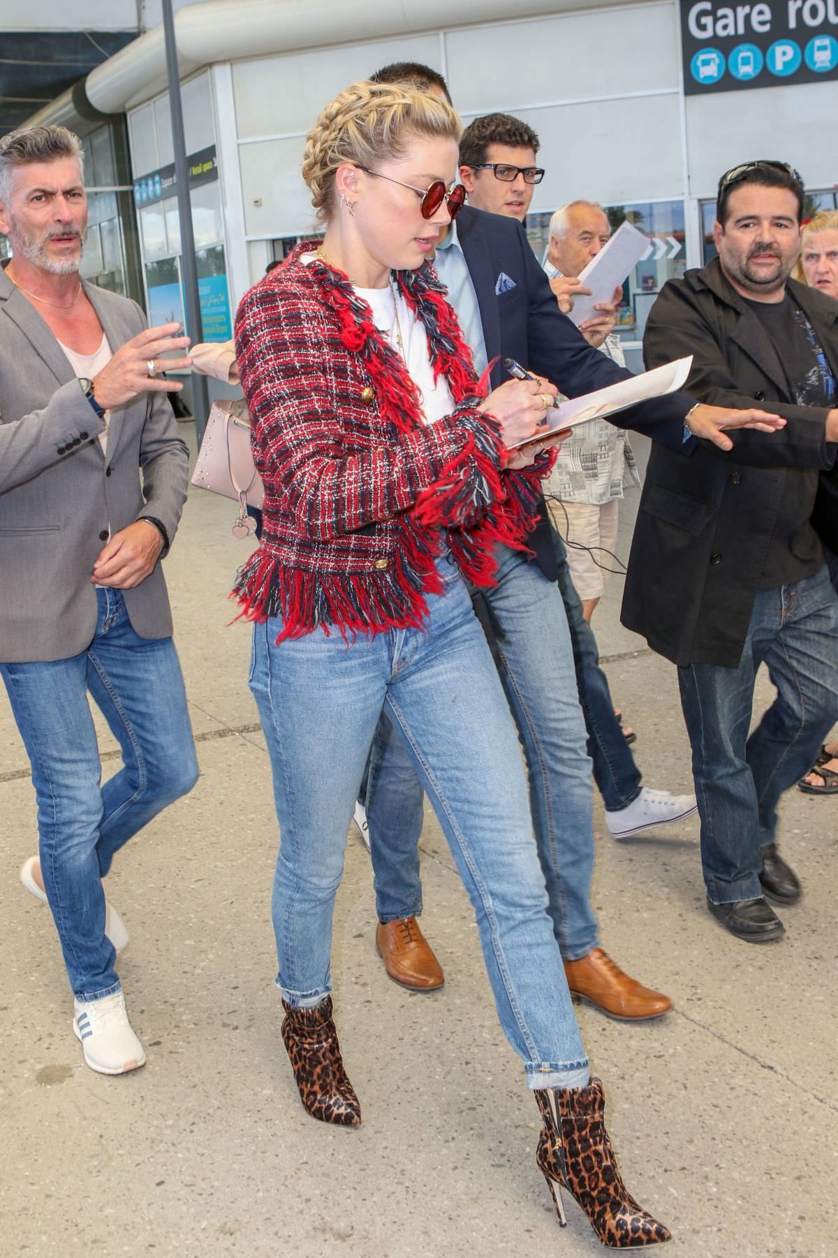 Amber Heard Arrives at 2019 Cannes film festival