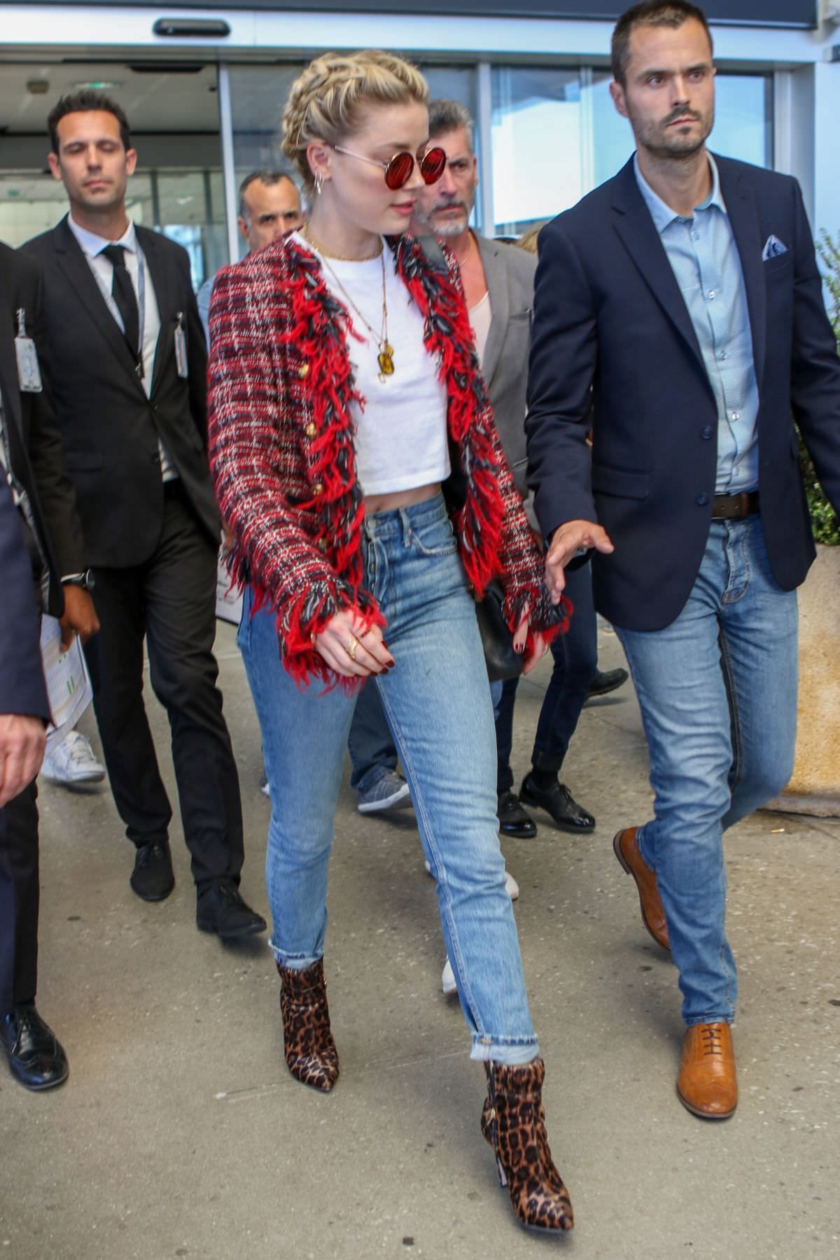 Amber Heard Arrives at 2019 Cannes film festival