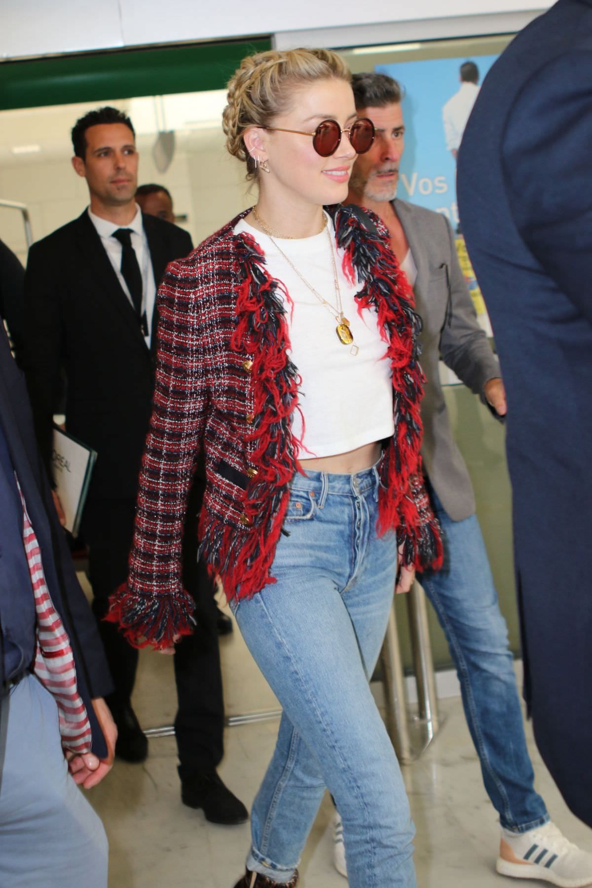 Amber Heard Arrives at 2019 Cannes film festival