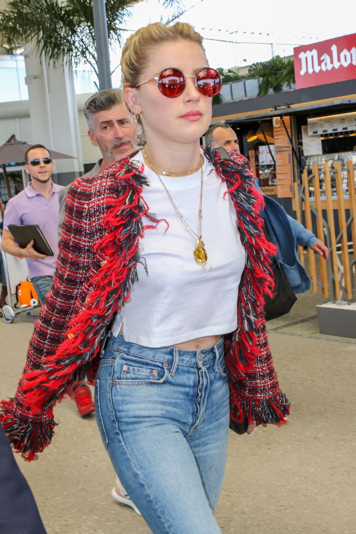 Amber Heard Arrives at 2019 Cannes film festival