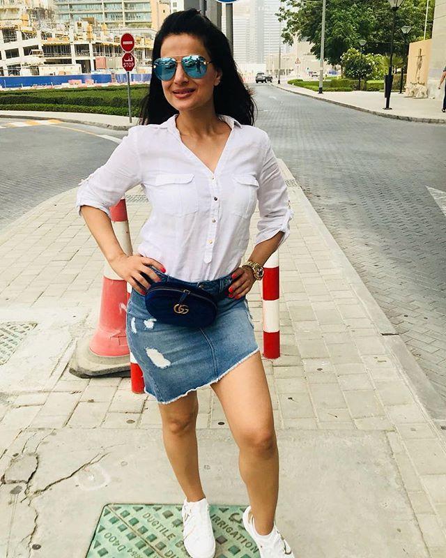 Ameesha Patel enjoying her vacation in Dubai Photos