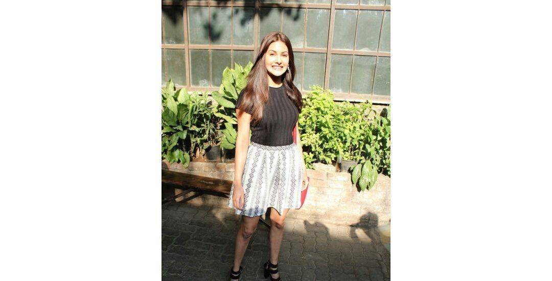 Amyra Dastur outside Botanical Garden