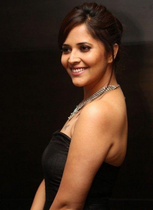 Anasuya Latest Black Dress Stills