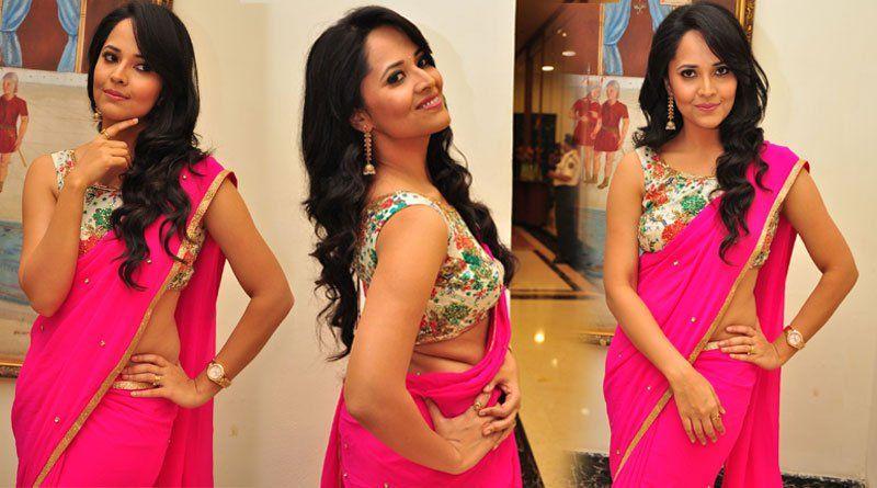 Anasuya’s stunning look in saree Latest Photos