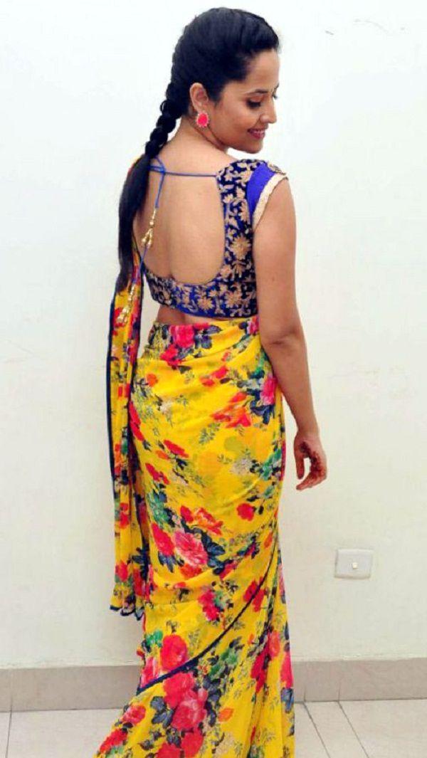 Anasuya’s stunning look in saree Latest Photos