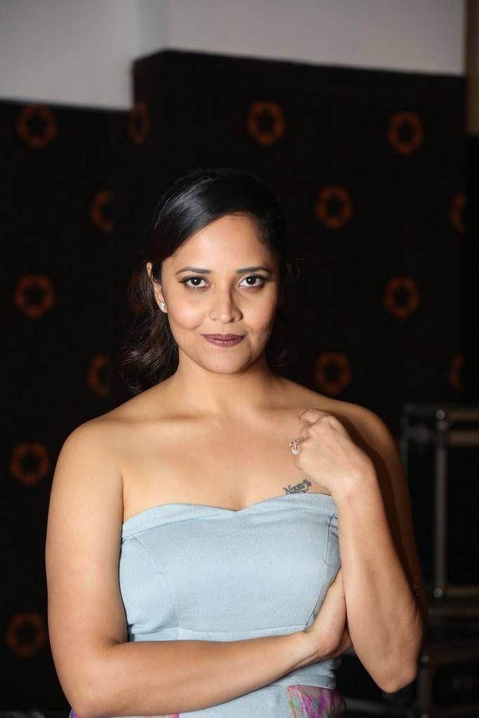 Anchor Anasuya Stills At Gayatri Movie Audio Launch