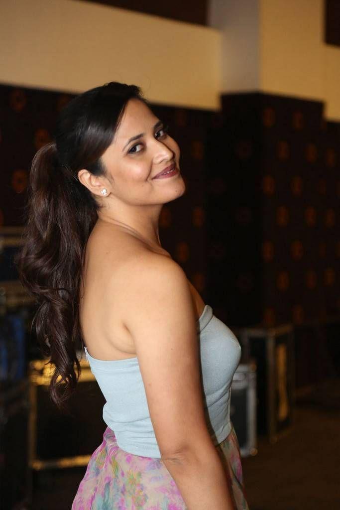 Anchor Anasuya Stills At Gayatri Movie Audio Launch