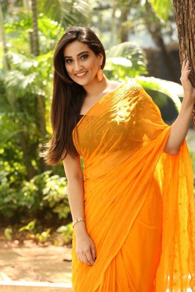 Anchor Manjusha Latest Saree 2017 Photo Stills