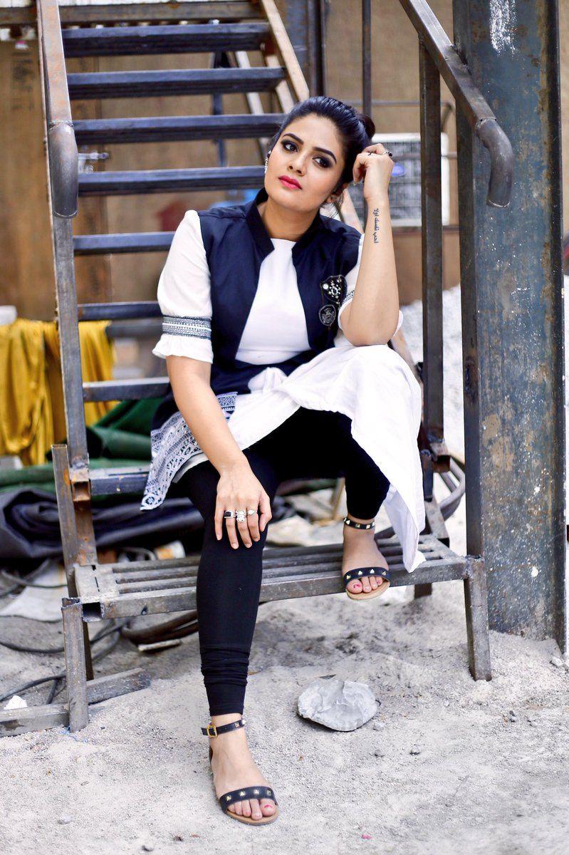 Anchor Sreemukhi Looking Adorable Photoshoot Stills