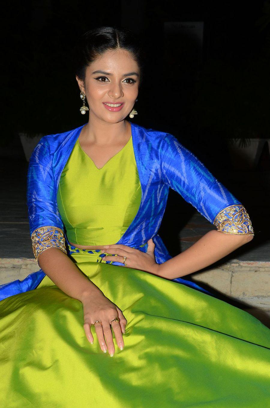 Anchor Srimukhi Latest Stills in Blue Dress