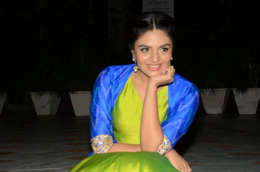 Anchor Srimukhi Latest Stills in Blue Dress