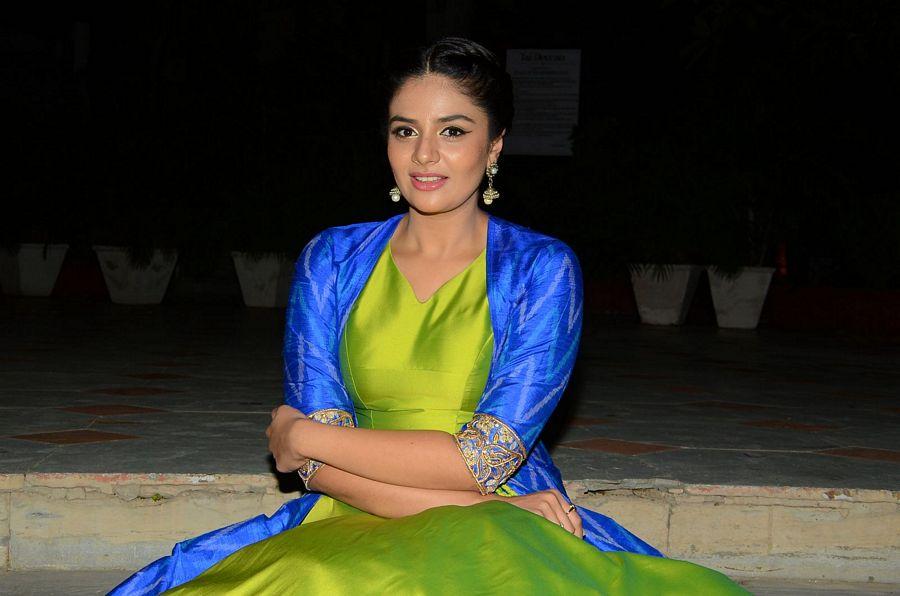 Anchor Srimukhi Latest Stills in Blue Dress