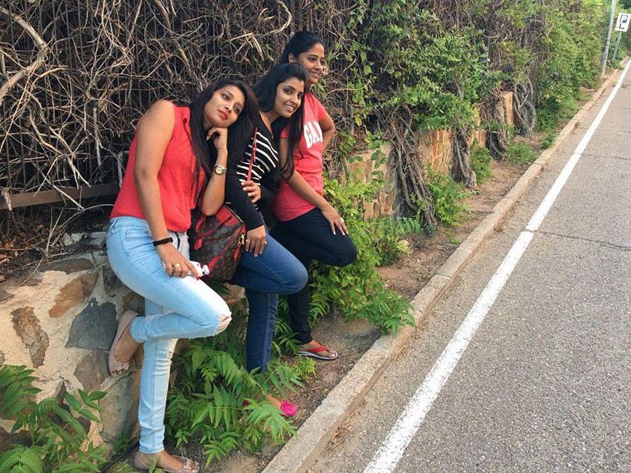 Anchor Syamala Rare Photos