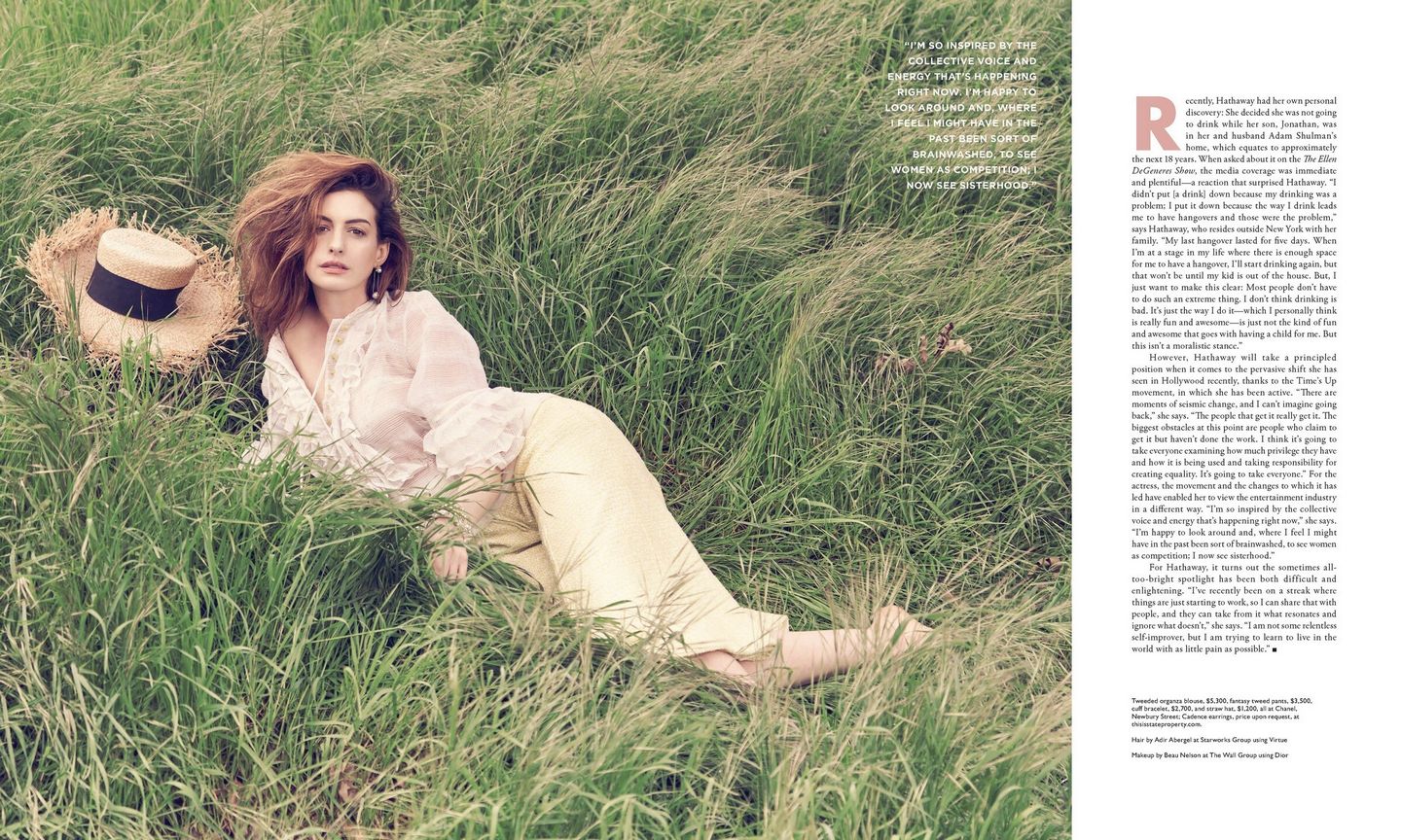 Anne Hathaway Boston Common Magazine