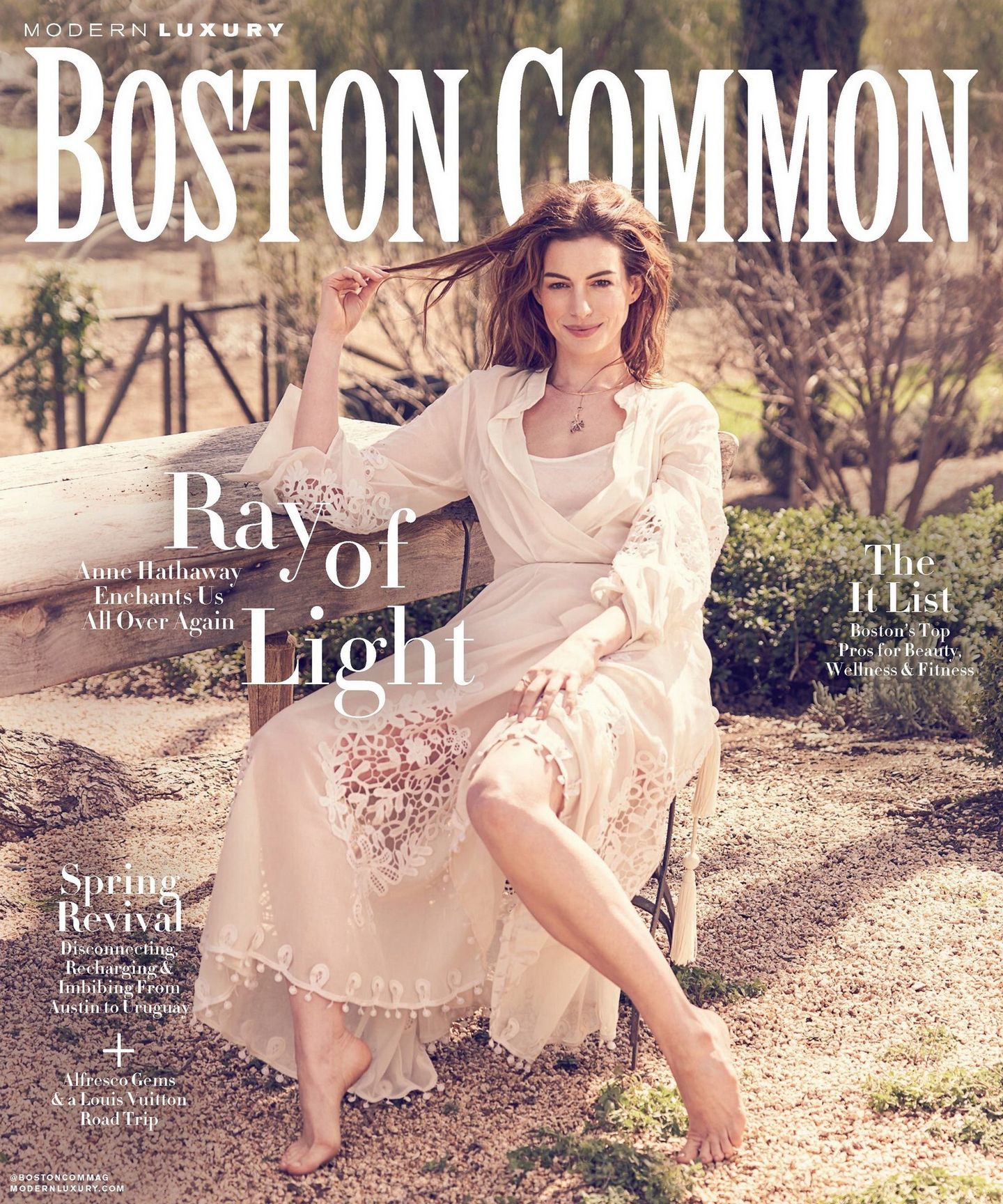 Anne Hathaway Boston Common Magazine