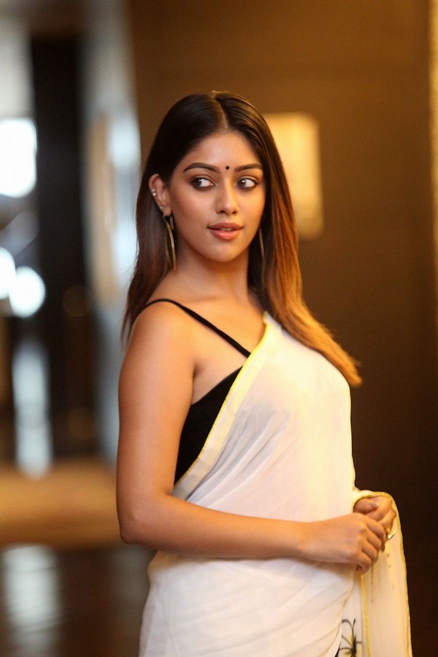 Anu Emmanuel Event Saree Photos