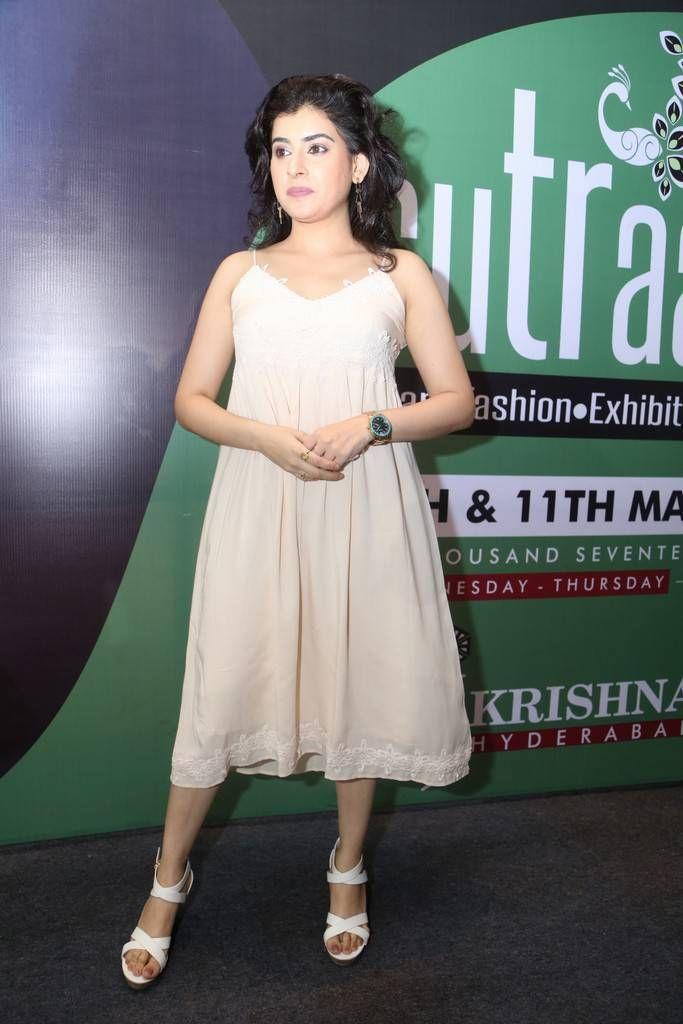 Archana Stills At Sutra Exhibition Curtain Raiser