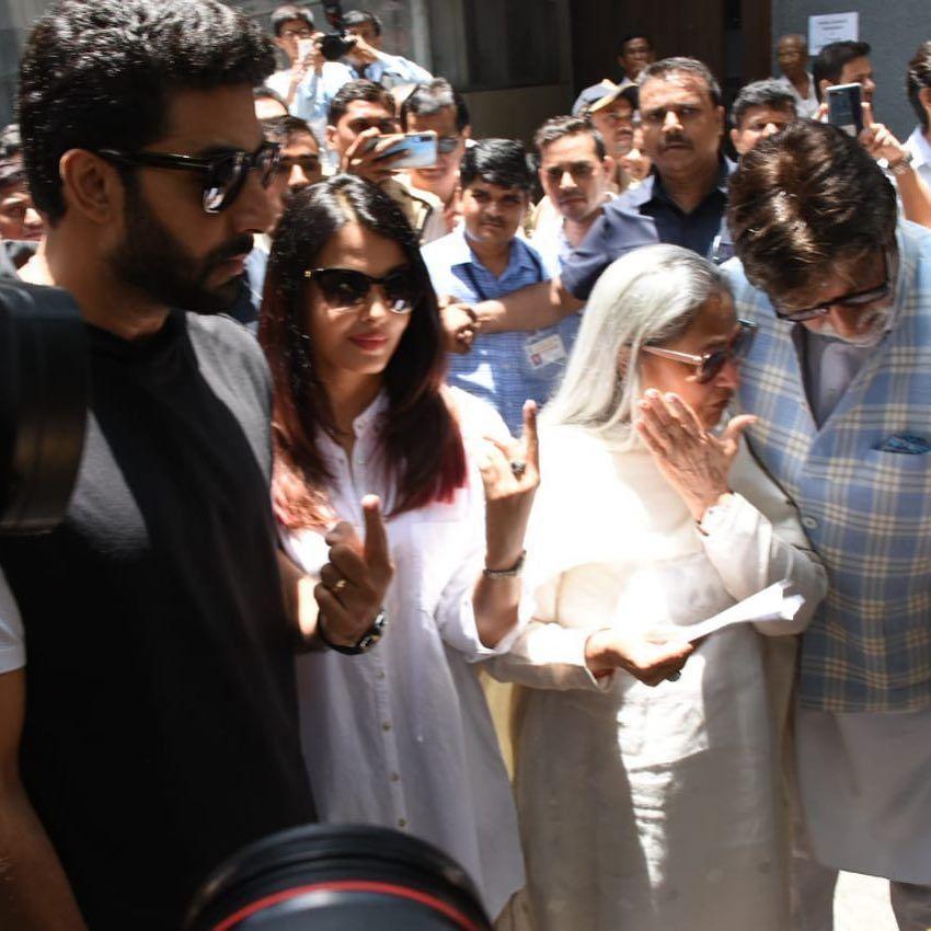 Bollywood actors Voting