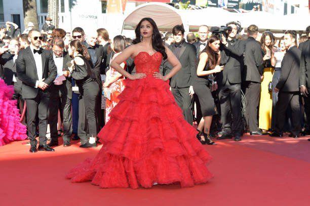 Cannes Queen Aishwarya Rai On the Red Carpet Day 2