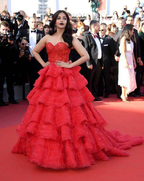 Cannes Queen Aishwarya Rai On the Red Carpet Day 2