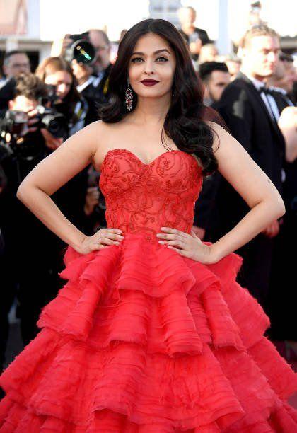 Cannes Queen Aishwarya Rai On the Red Carpet Day 2