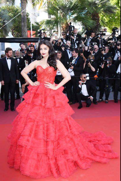 Cannes Queen Aishwarya Rai On the Red Carpet Day 2