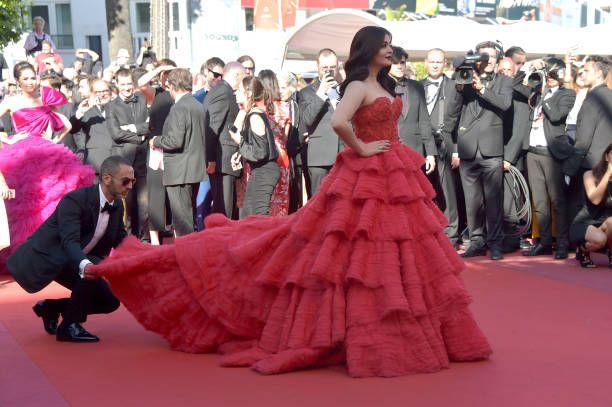 Cannes Queen Aishwarya Rai On the Red Carpet Day 2