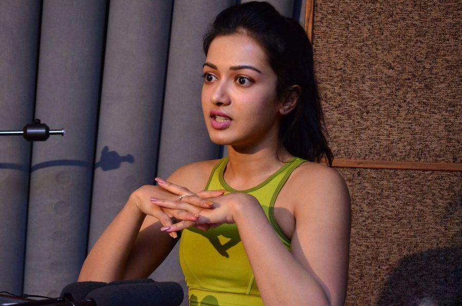 Catherine Tresa Self Dubbing for Gautham Nanda Photos