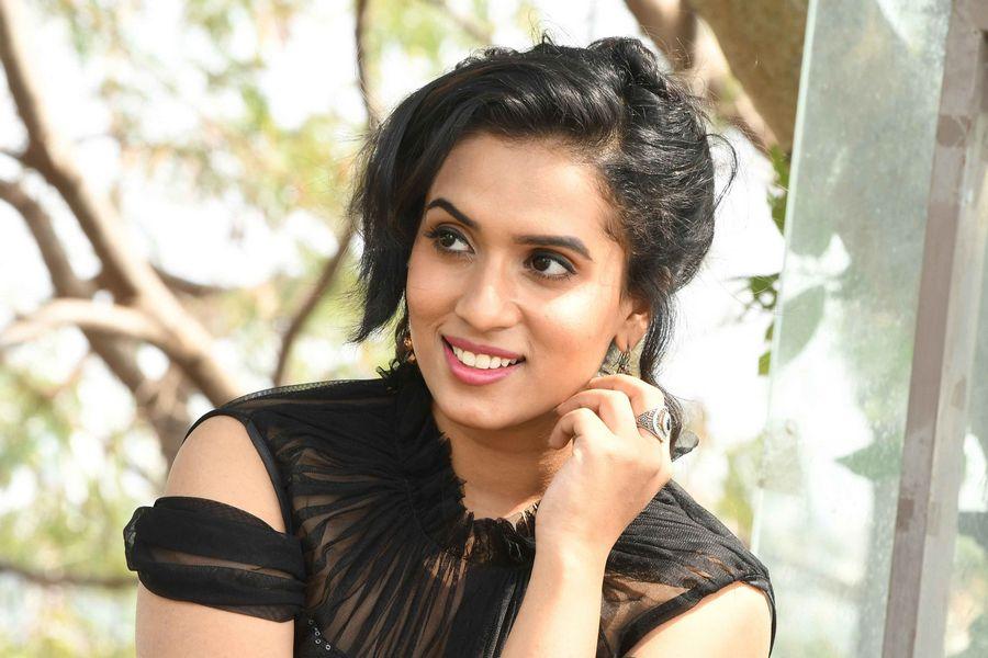 Chetana Uttej Stills At Pichiga Nachav Movie Press Meet