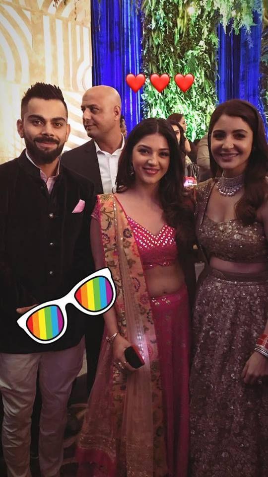 Dazzling beauty Mehreen Kaur Attends Virushka Reception!