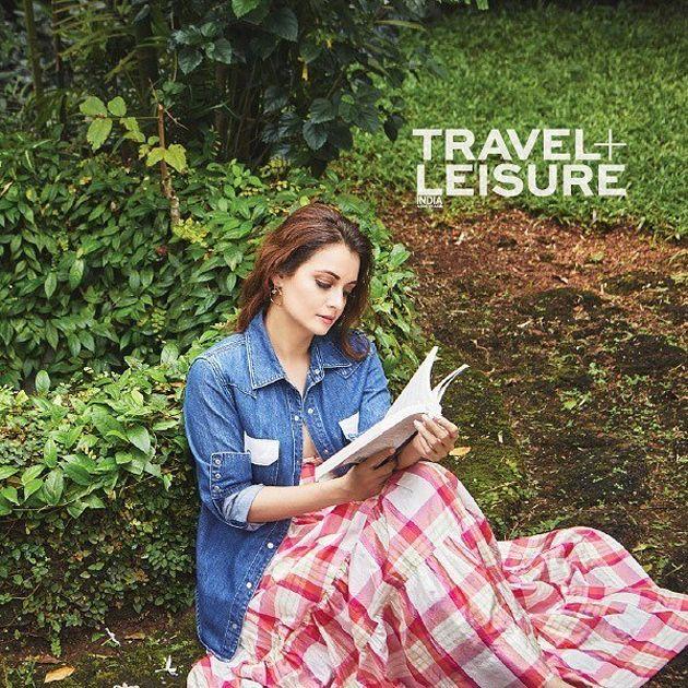 Dia Mirza Poses For Travel Leisure Photos