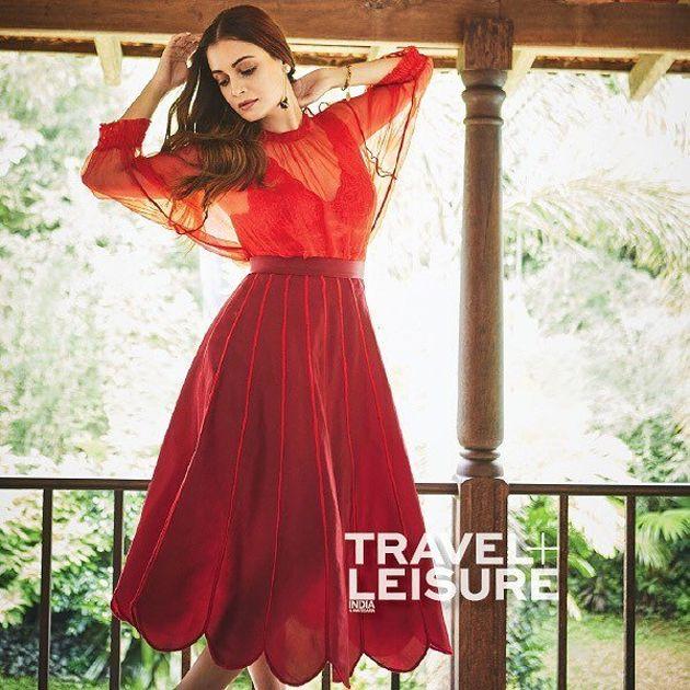Dia Mirza Poses For Travel Leisure Photos