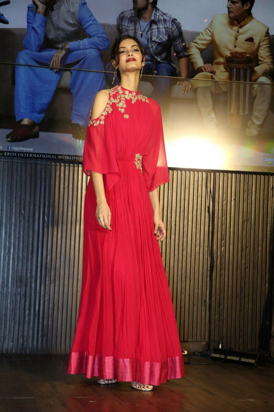 Diana Penty Cute Pics At Happy Bhag Jayegi Movie Music Celebrations