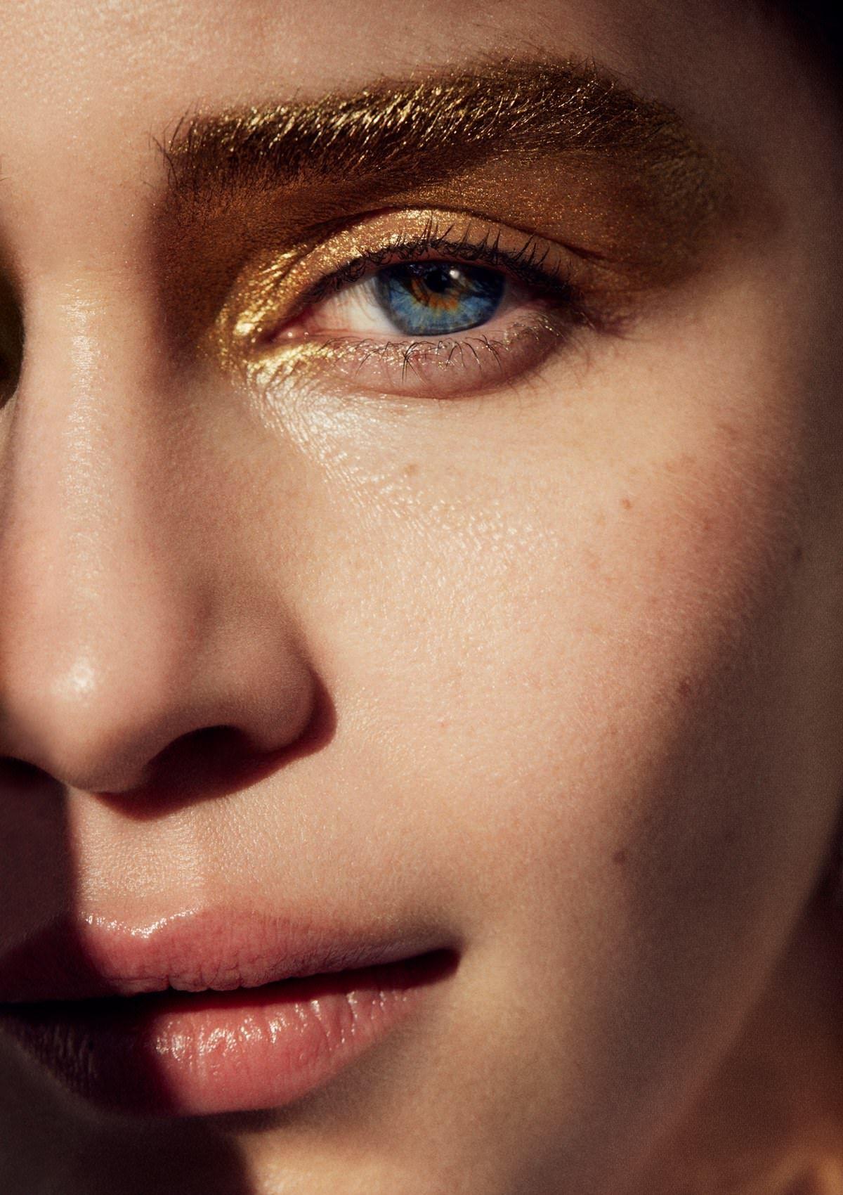 Emilia Clarke poses for ALLURE Magazine