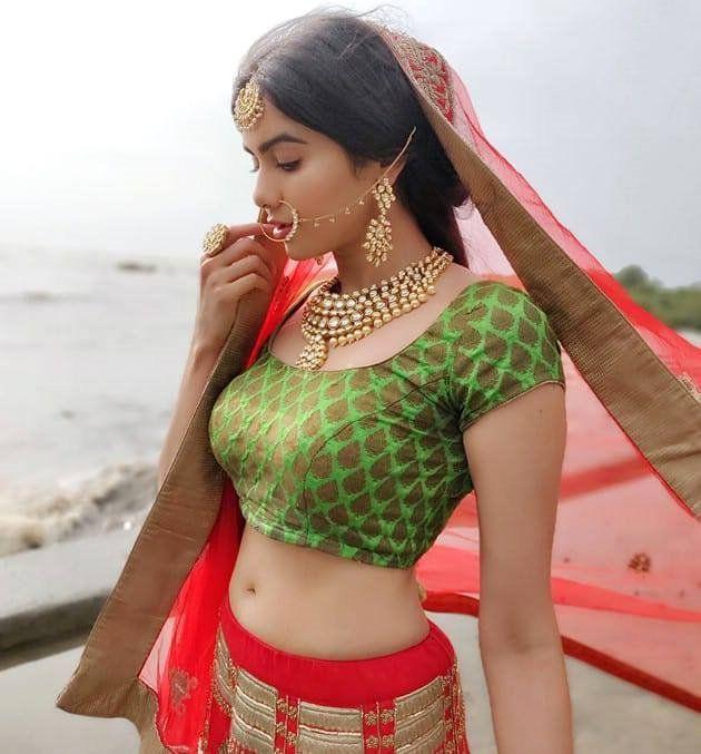 Ethnic Beauty: Adah Sharma Latest Hot Photoshoot Stills