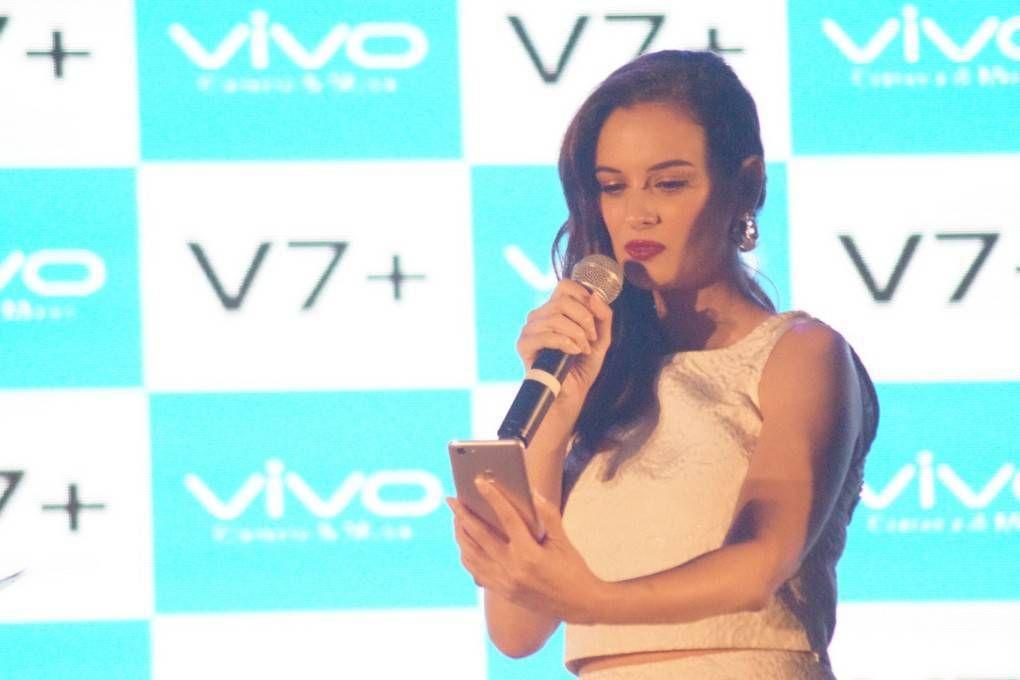 Evelyn Sharma Photoshoot Stills At Vivo V7 Plus Launch